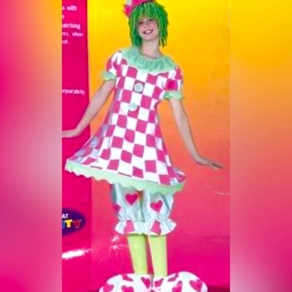 Sassy The Clown Dress Costume size medium 8–10 cosplay kids costume